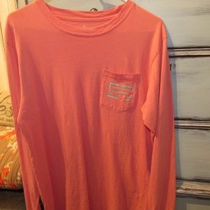 Southern Marsh Shirts - Southern Marsh Coral Long Sleeve Tee~Small Southern Marsh Shirts - Southern Marsh Coral Long Sleeve Tee~Small